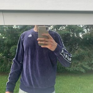 Kappa Velvet Crew neck men’s Xl fits me fine i am 6”2 usually a large